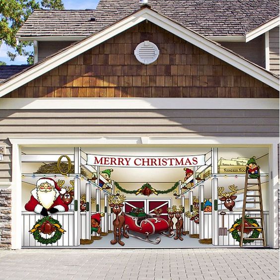 Fun Holiday Garage Door Decoration Ideas - Northwest Door